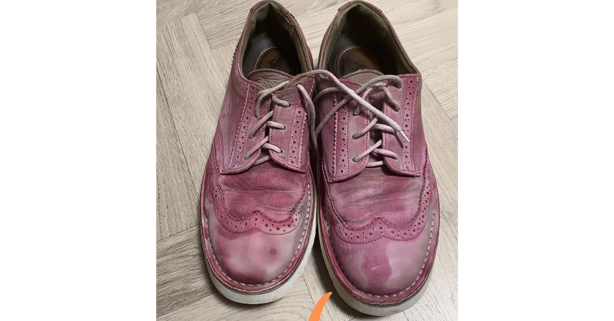 Růžový krém na boty v praxi: proměna oblíbených jarních bot Blog foto post